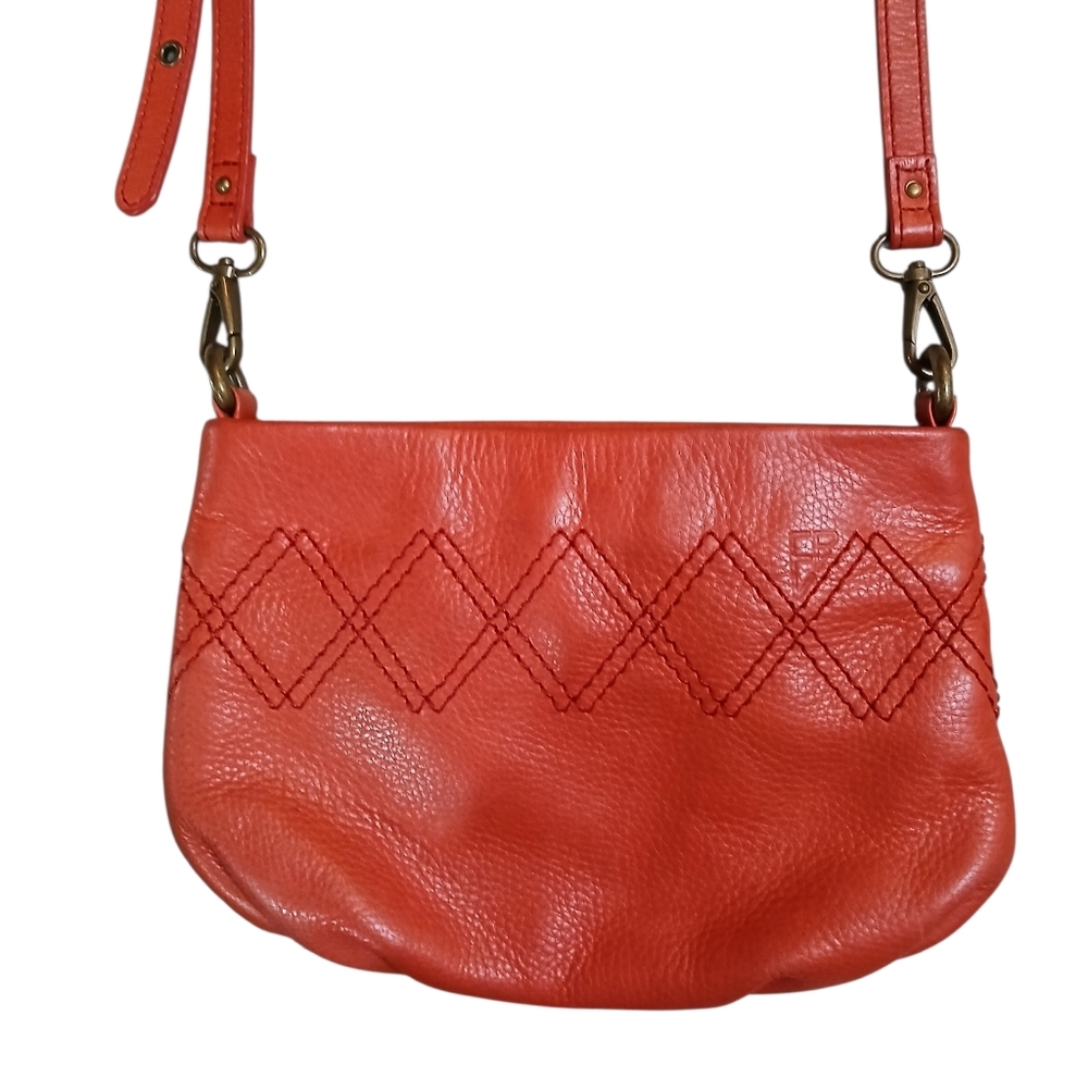 Red Leather Crossbody Bag-Eddie Bauer